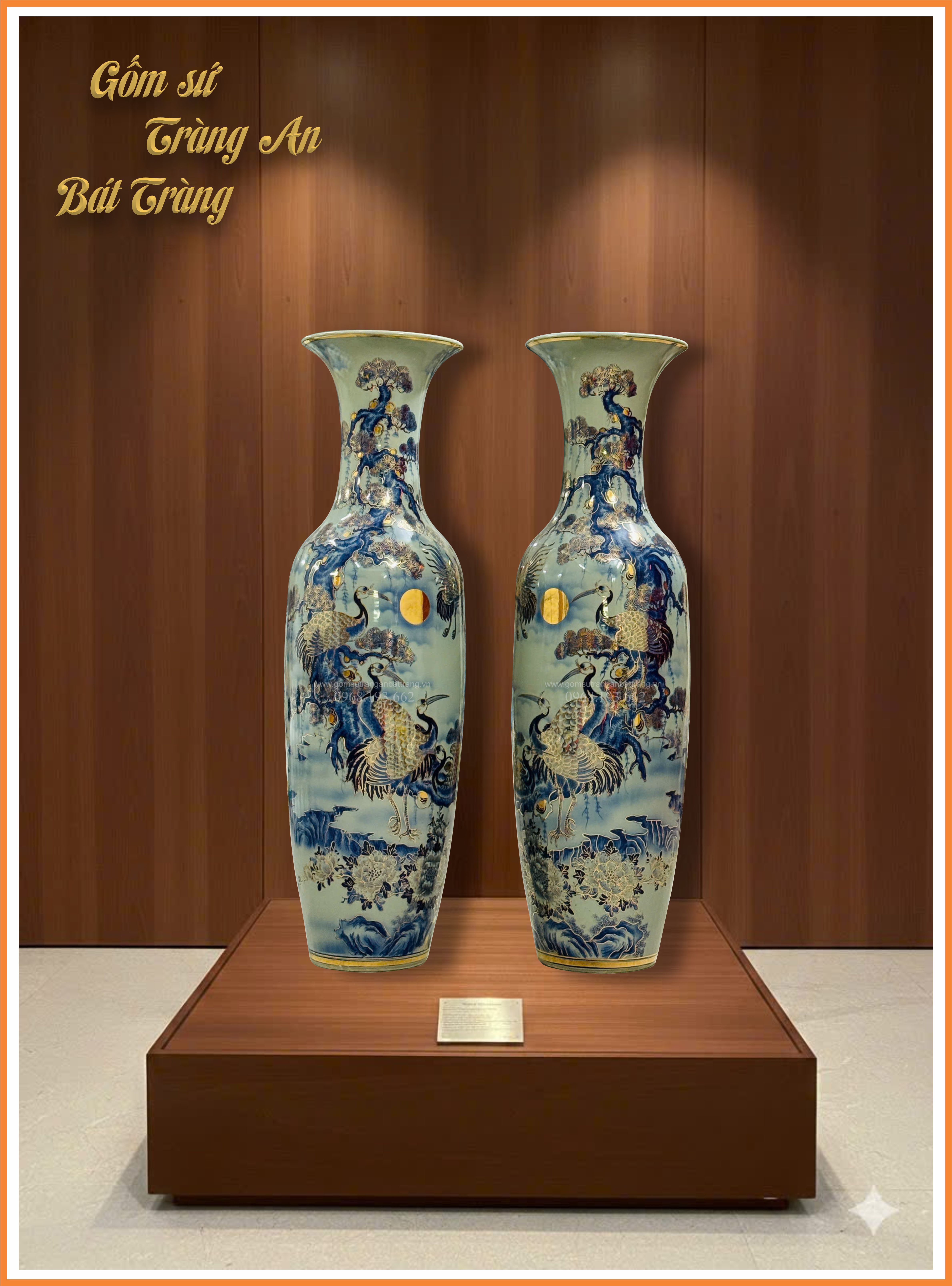 lộc bình vẽ vàng